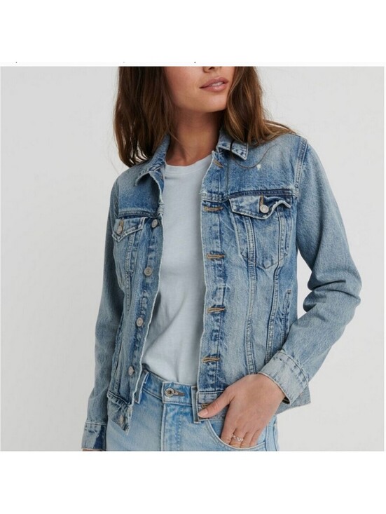 Lucky Brand Jackets & Blazers - Lucky Brand The Tomboy Trucker Denim Jacket Size Small
